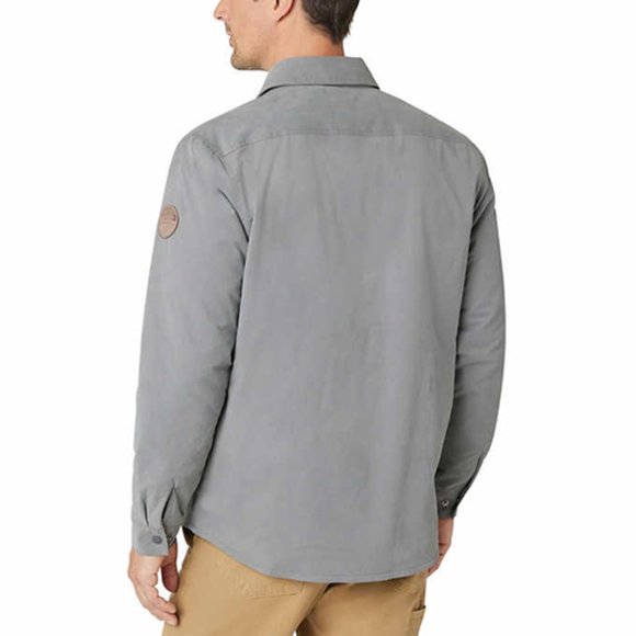 GRAY NWT Eddie Bauer Men’s Fleece Lined Jacket - Picture 11 of 11